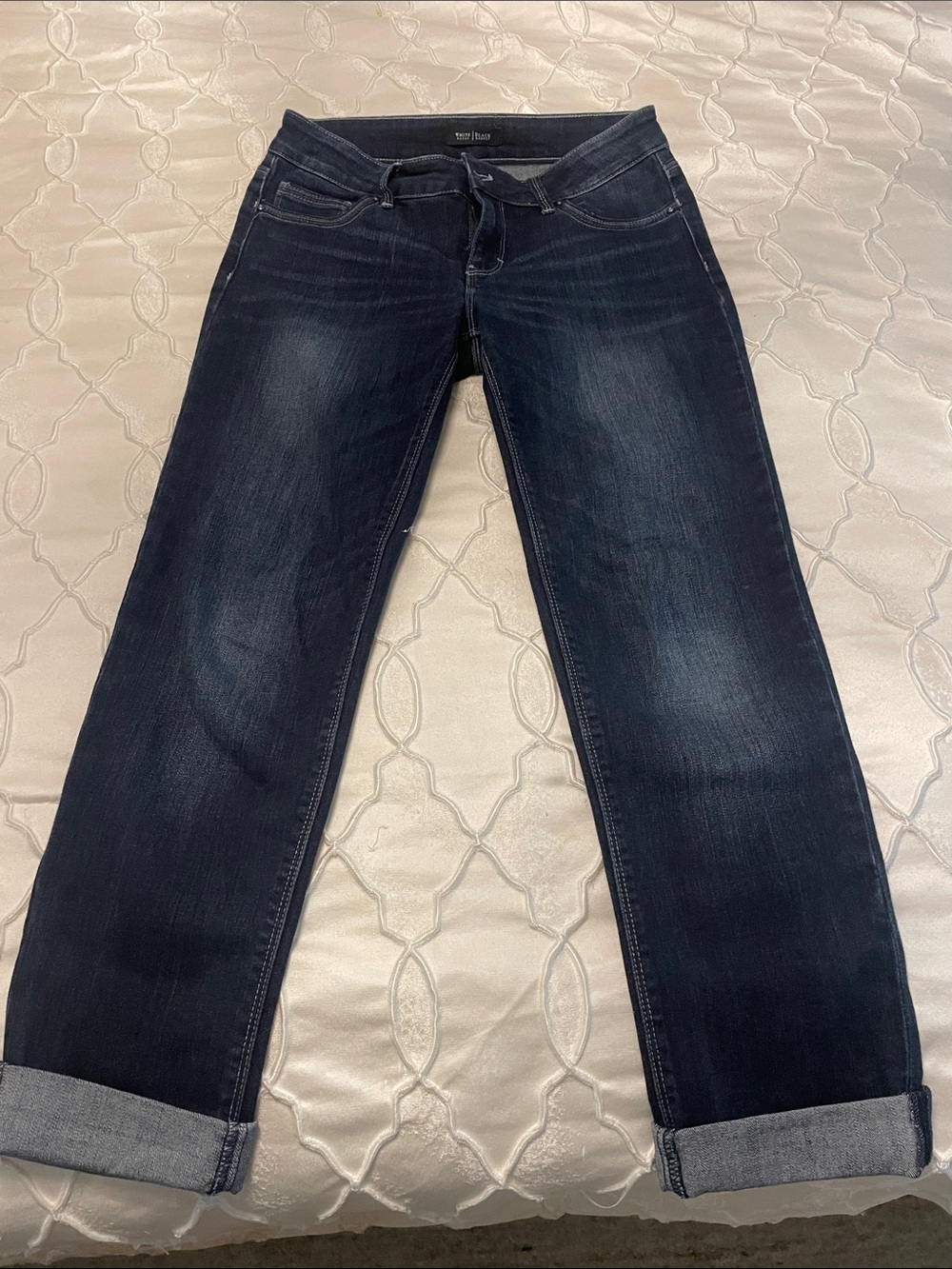 White House Black Market Dark Blue Jeans